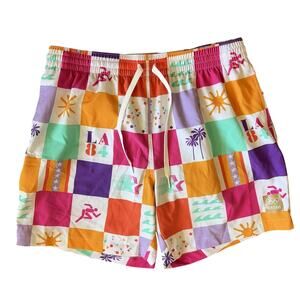 Chubbies Heritage LA28 Summer Olympics Summer 84 Classic Lined Swim Trunks Large
